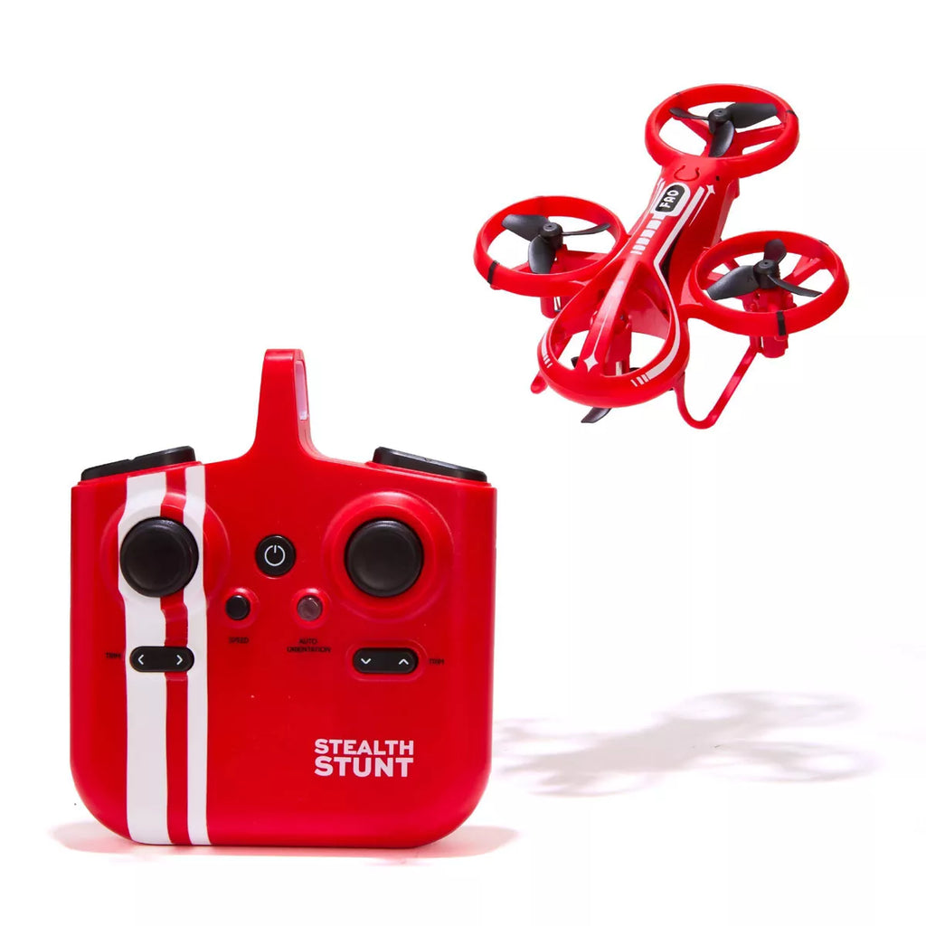 FAO Schwarz RC X-Treme Aero High Performance Vehicle - 7Pc: Starter Drone with Gyroscopic Stabilization, USB-C Rechargeable Remote Control, Indoor Use