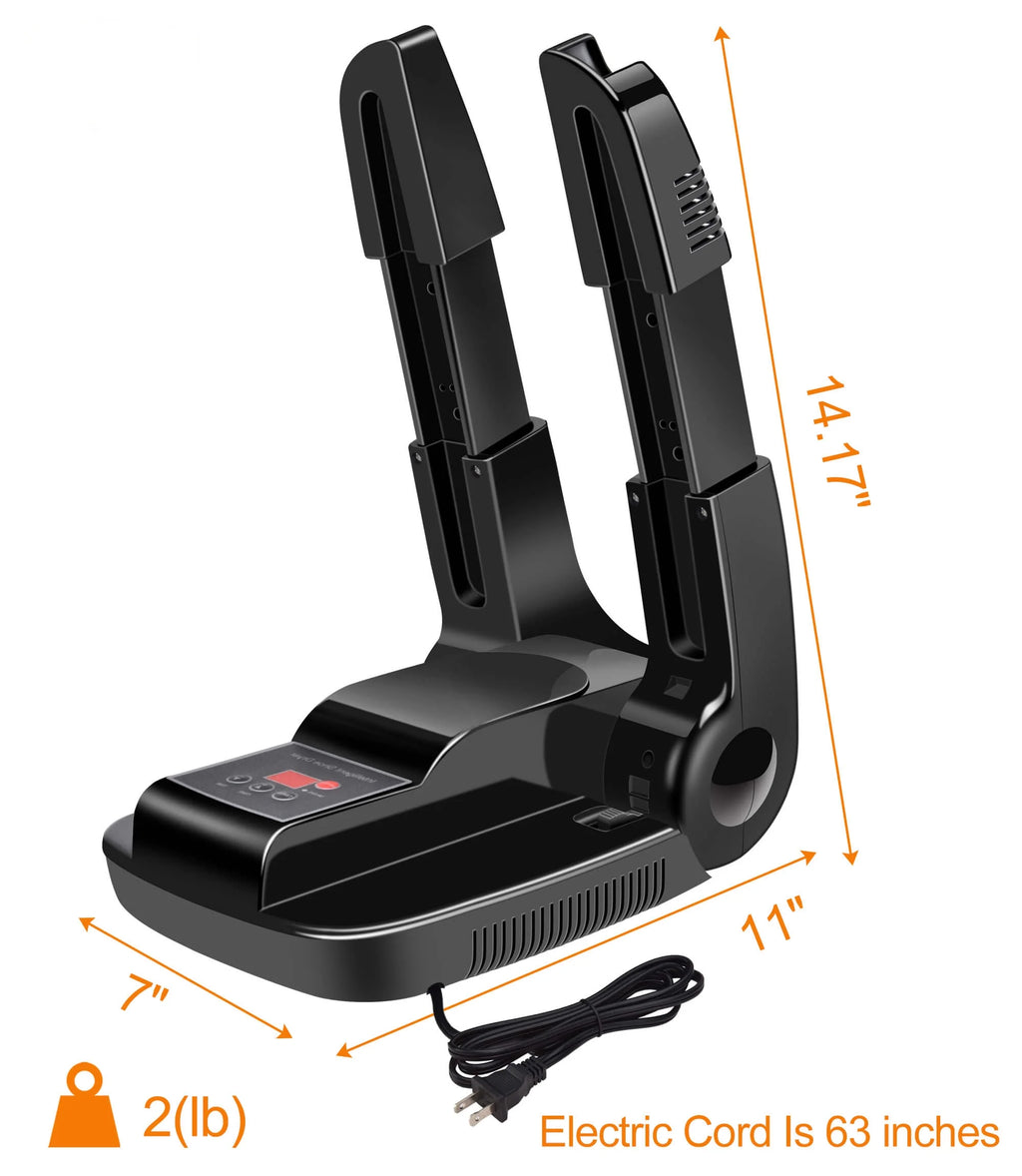 Portable Electric Smart Air Shoes Boots Dryer and Warmer by  with Folding and Drying Adjustable Rack
