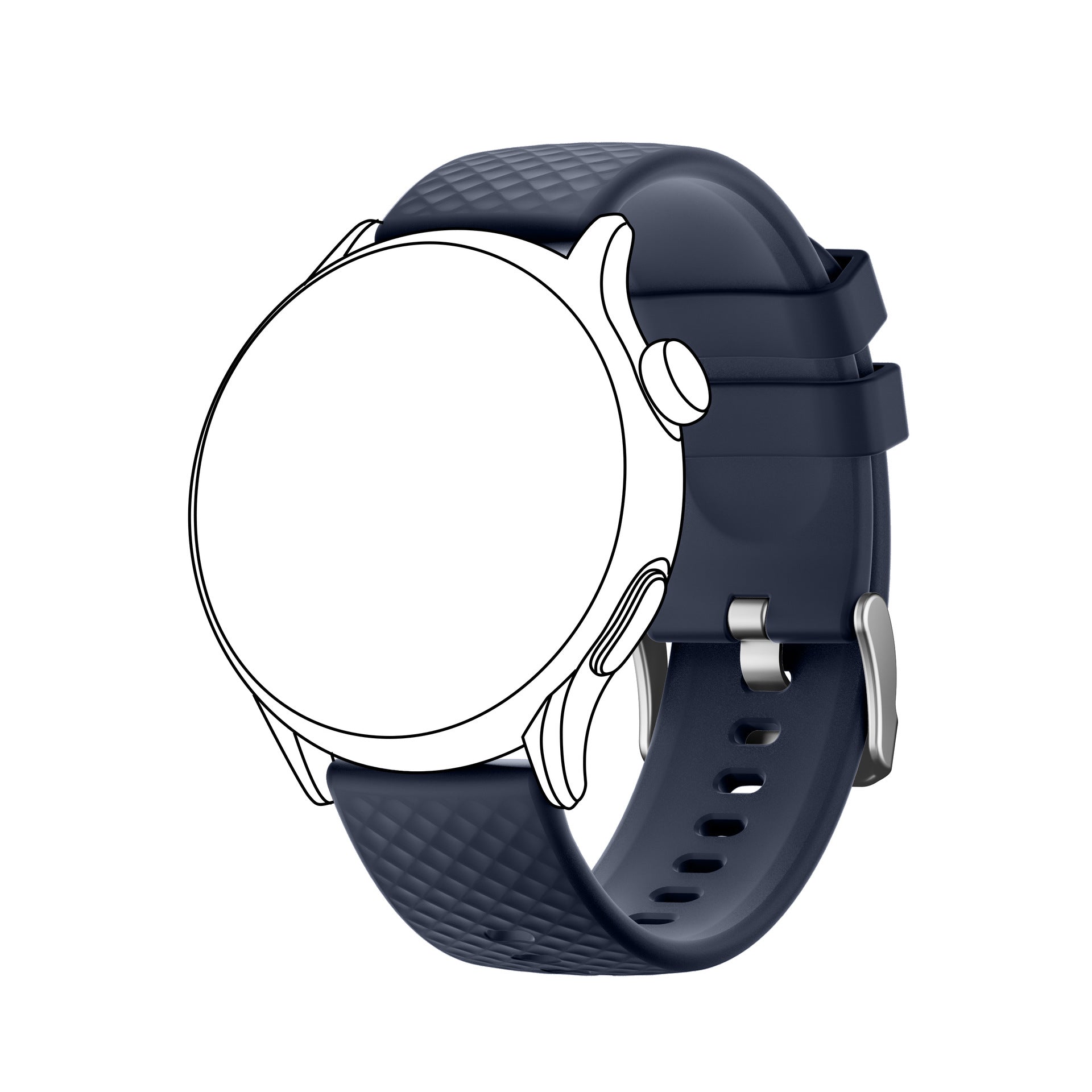 Smart Wearable Accessories,Silicone Watch Bands, Slim Watch Straps with Quick Release, 22Mm