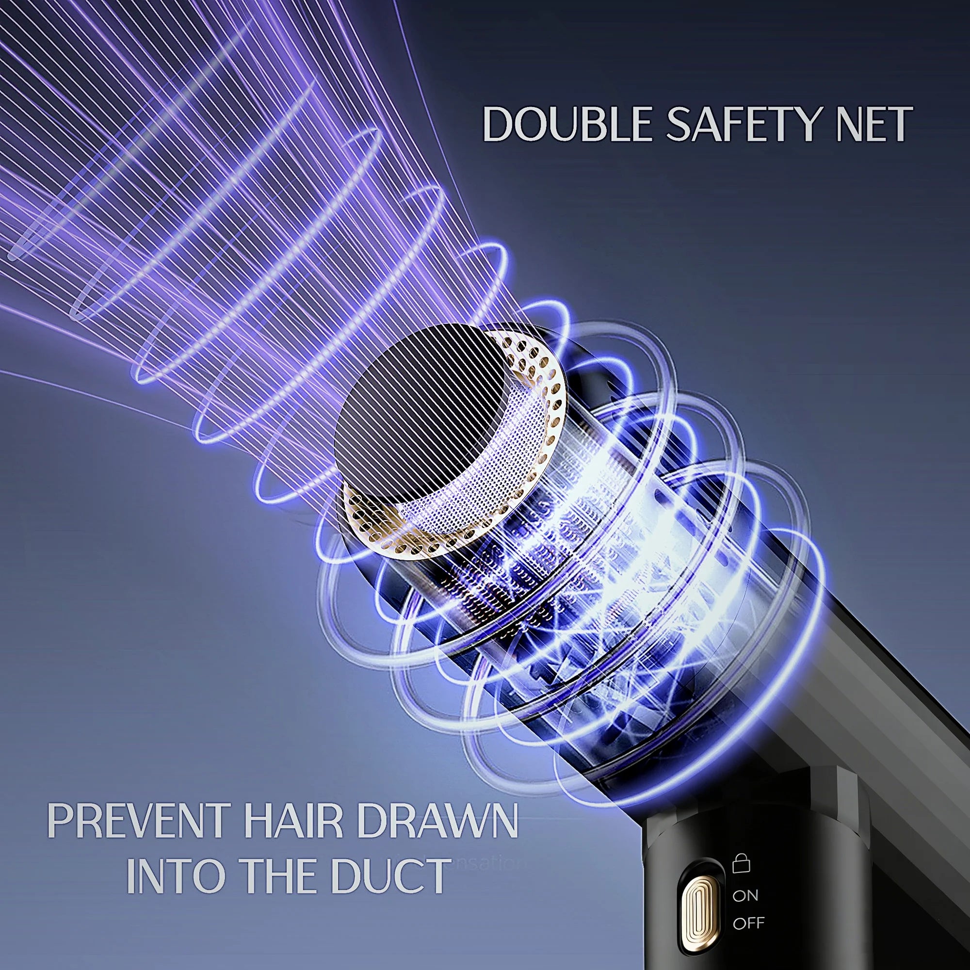 Ionic Hair Dryer, High Speed 110000RPM Blow Dryer, Hair Blow Dryer with Diffuser for Women