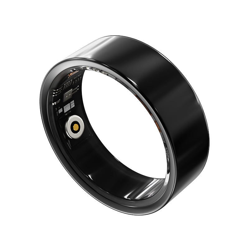 Smart Ring Health Tracker - Fitness Sleep Heart Rate Blood Oxygen Tracker Smart Ring for Men and Women,Ip68 Waterproof Level Bluetooth Fitness Tracker Rings Family Care