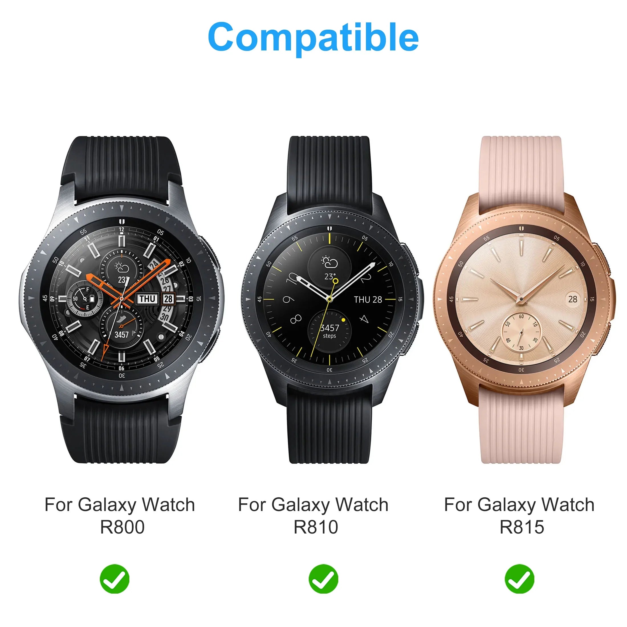 Wireless Charger Charging Dock Fit for Samsung Galaxy Watch 42Mm 46Mm, Replacement Charging Cradle Stand Fit for Samsung Galaxy Smart Watch SM-R800 SM-R805 SM-R810 SM-R815