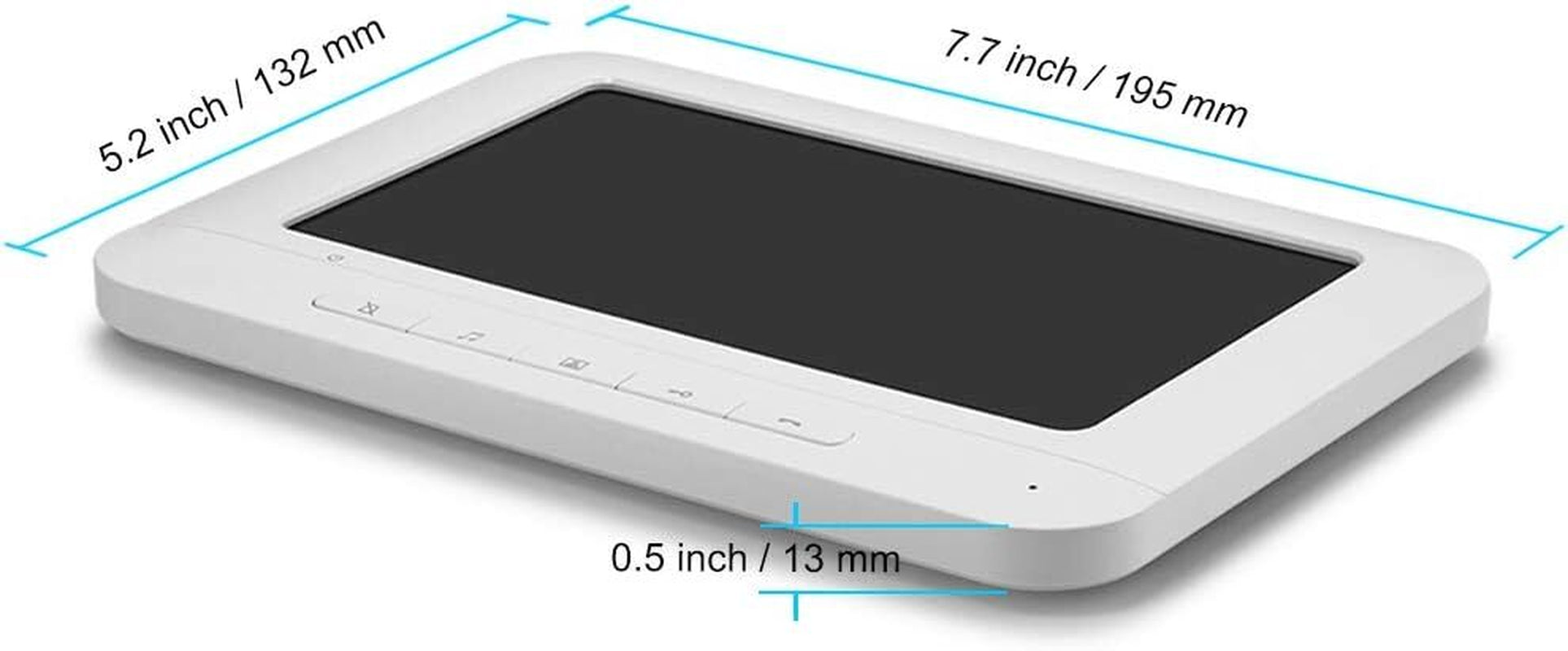 Wired Video Intercom System, 7 Inches Video Doorbell Door Phone System, HD Ca...