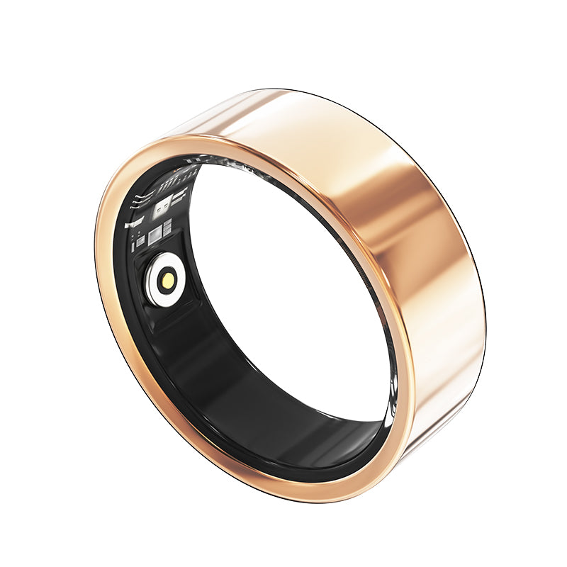Smart Ring Health Tracker - Fitness Sleep Heart Rate Blood Oxygen Tracker Smart Ring for Men and Women,Ip68 Waterproof Level Bluetooth Fitness Tracker Rings Family Care