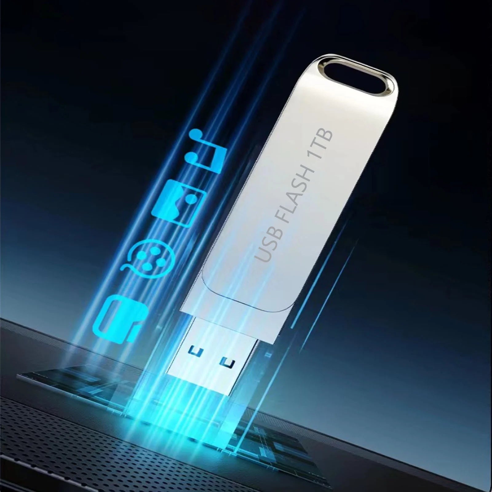 1TB USB Flash Drive-2 in 1 Thumb Drive with USB and Type C Port-Compatible with Laptops PC Transfer Data