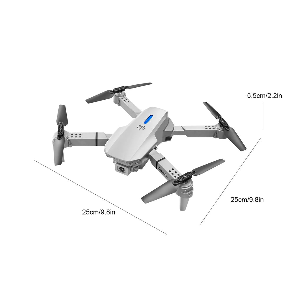 , Drone with Camera Remote Control with Screen Display 2.4G RC Quadcopter Altitude Hold for Kids Adults, Gray