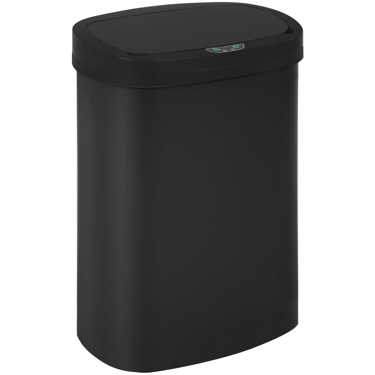 13 Gallon Plastic Touchless Kitchen Trash Can with Motion Sensor for Indoor Use(Black)