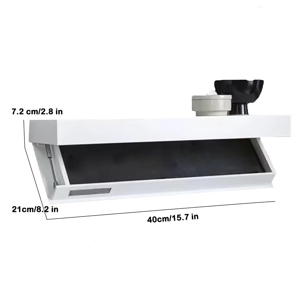 Wooden Storage Rack with Secret Compartment Display Cabinet Rack Wall-Mounted Hidden Shelves for Book Wine Plants Disc