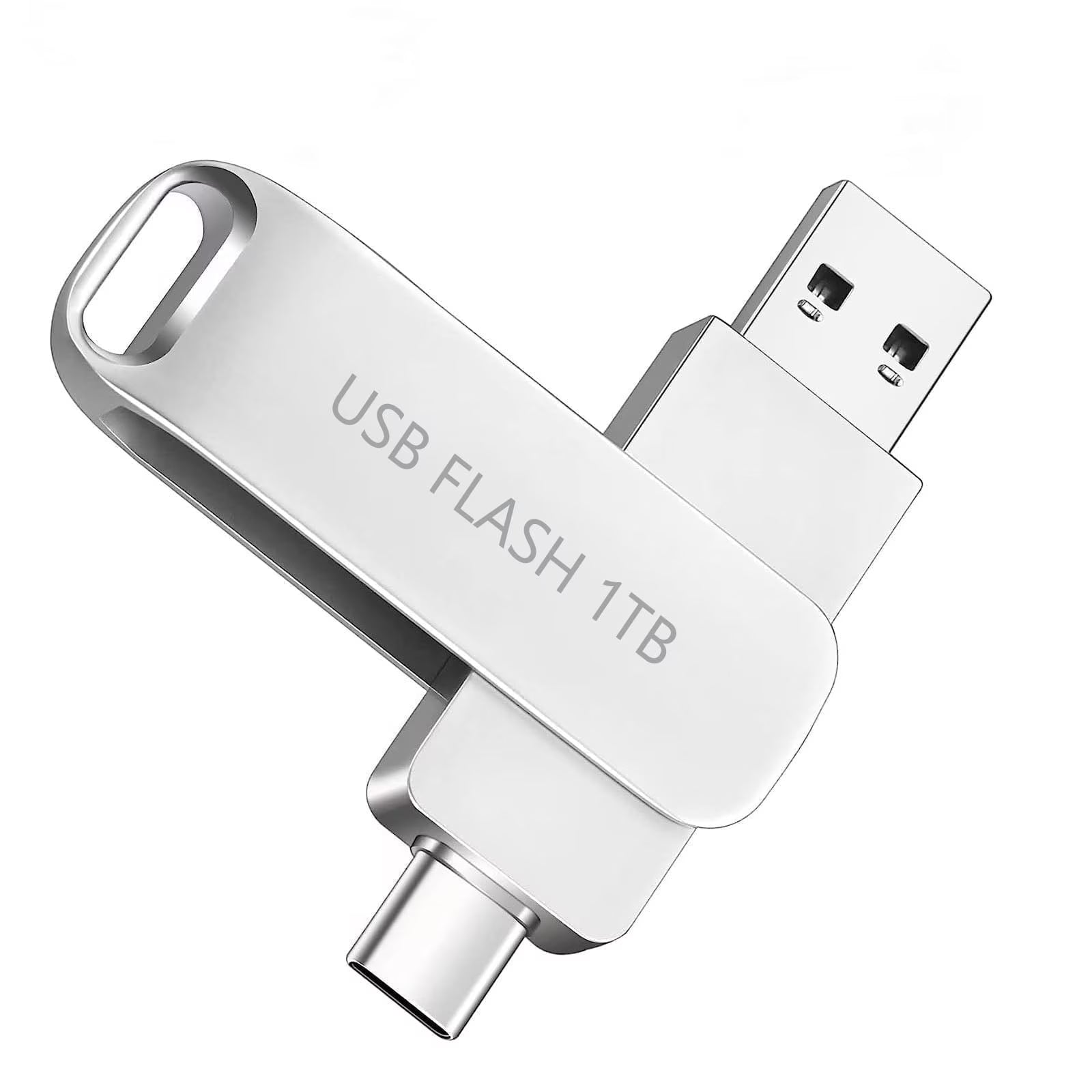 1TB USB Flash Drive-2 in 1 Thumb Drive with USB and Type C Port-Compatible with Laptops PC Transfer Data