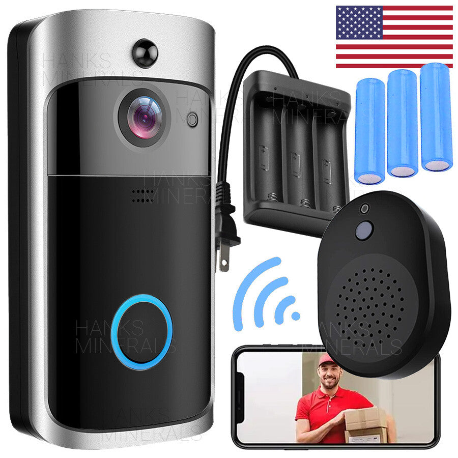 Smart Wifi Video Doorbell Wireless Door Bell Phone Ring Intercom Security Camera