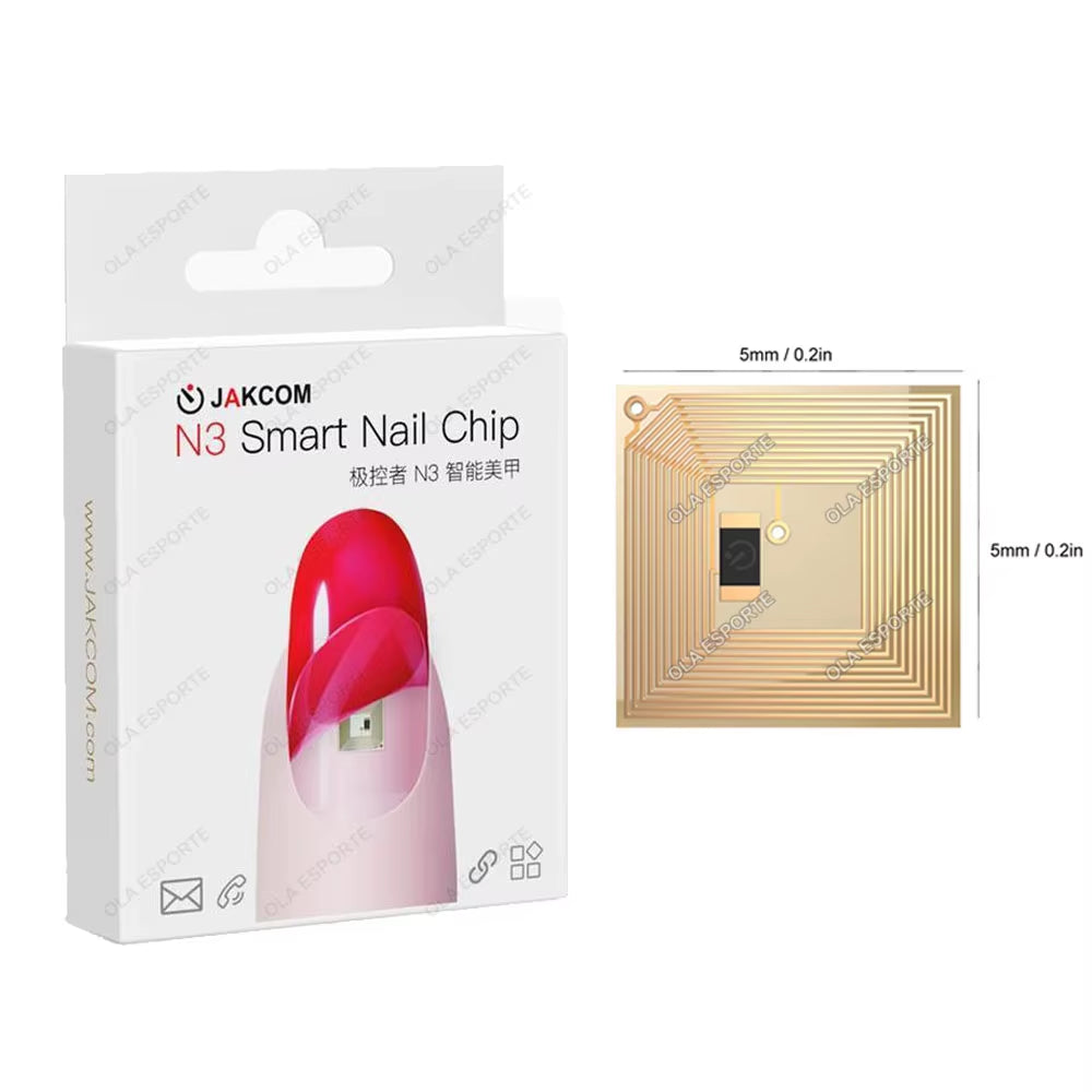 NEW NFC Smart Nail Chip SOS Virtual Call Fitness Supervision Function GPS Tracker Device Mini Tracker Smart Chip for Android IOS