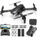 4DRC V4 Foldable Mini Drone with Camera - 1080P HD Drone with Stable Hover Gravity Control Auto-Follow Trajectory FlightOne Key Take Off 2 Batteries Drones for Adults Kids