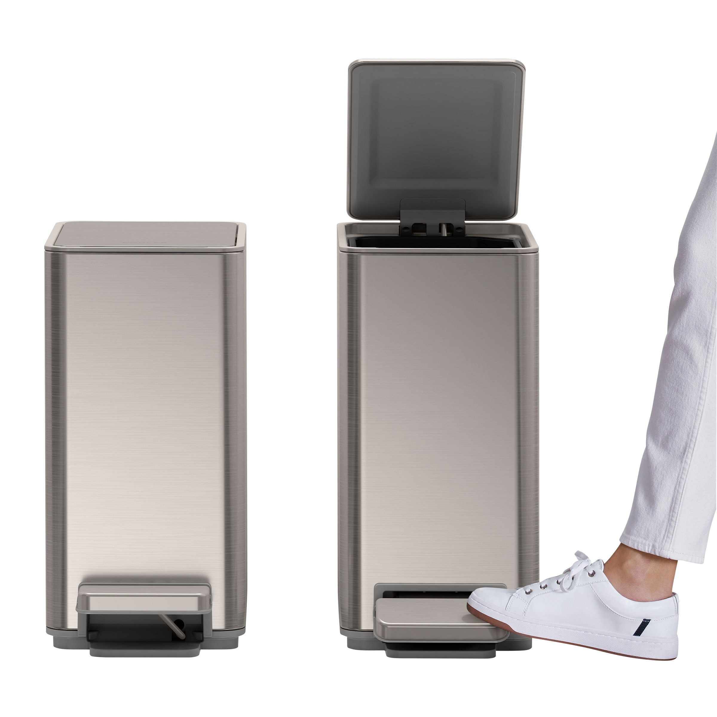 Kohler 6L Step Trash Can, 2-Pack