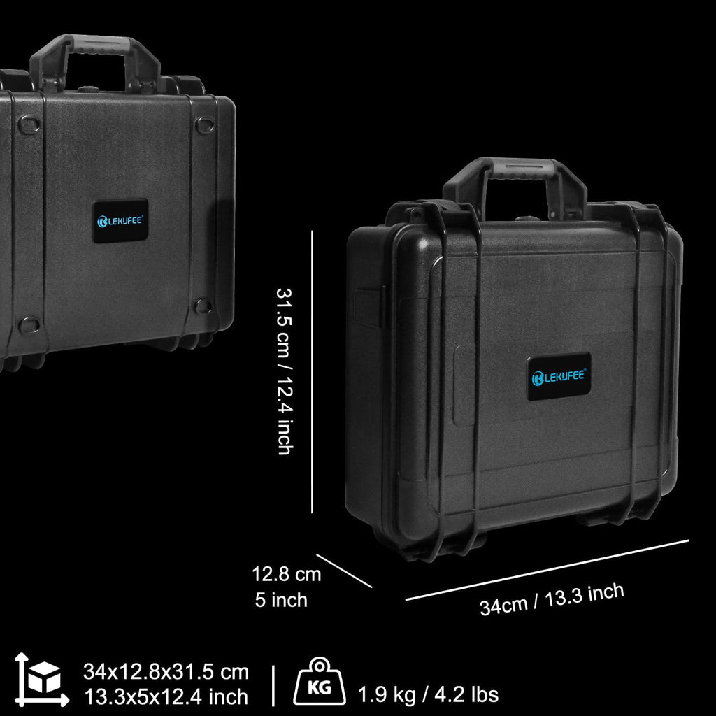 Waterproof Carrying Case for DJI Mini 4/3 Drones & Remote Controllers