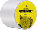 anti Cat Scratch Tape, 4 Inches X 30 Yards Transparent Clear Double Sided Cat Training Tape, Scratch Deterrent for Furniture, Couch Protector