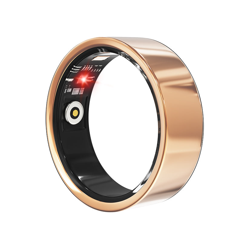 Smart Ring Health Tracker - Fitness Sleep Heart Rate Blood Oxygen Tracker Smart Ring for Men and Women,Ip68 Waterproof Level Bluetooth Fitness Tracker Rings Family Care