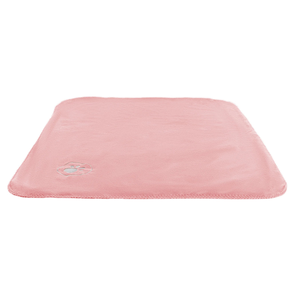 30X40-Inch Reversible Sherpa Fleece Waterproof Dog Blanket (Pink)