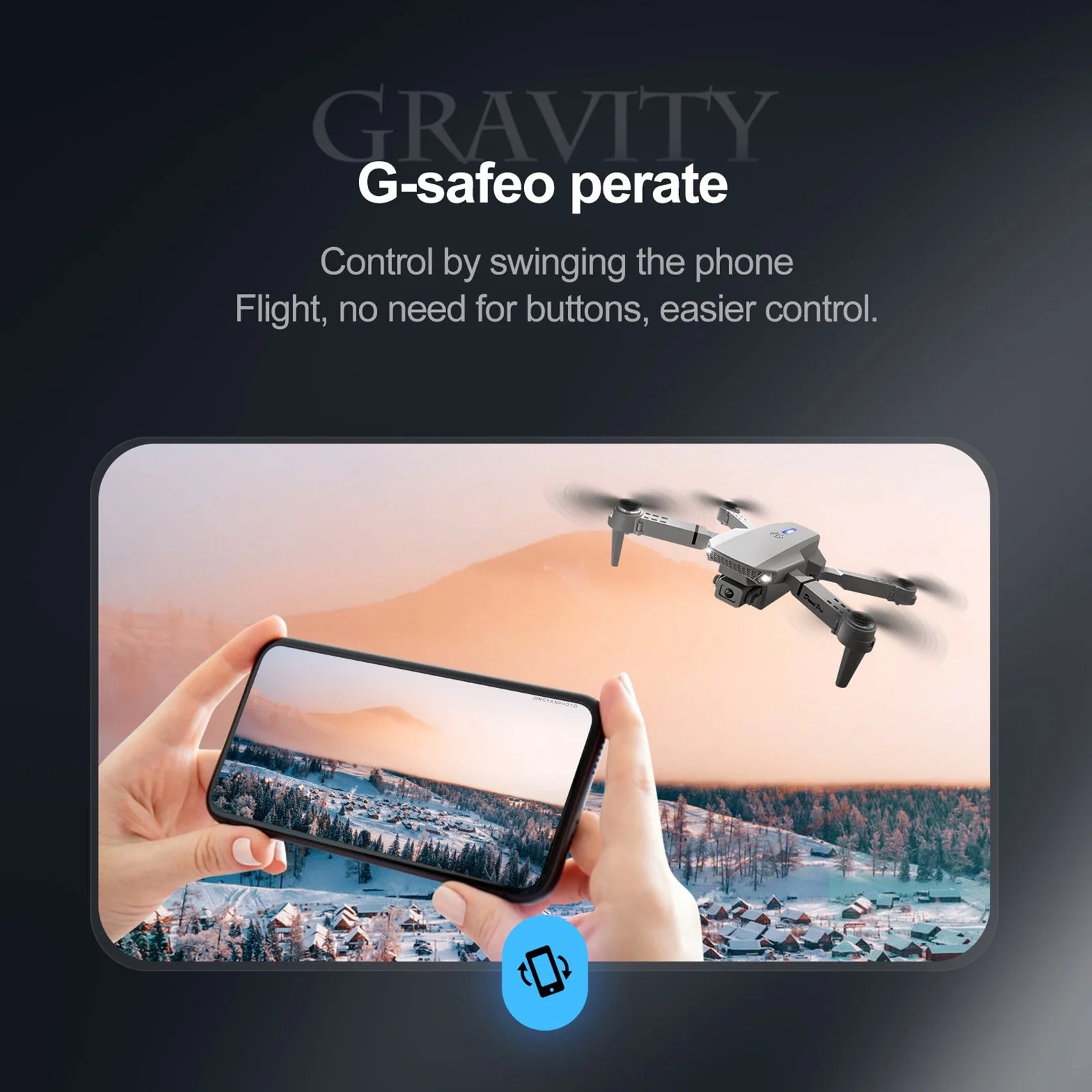 , Drone with Camera Remote Control with Screen Display 2.4G RC Quadcopter Altitude Hold for Kids Adults, Gray