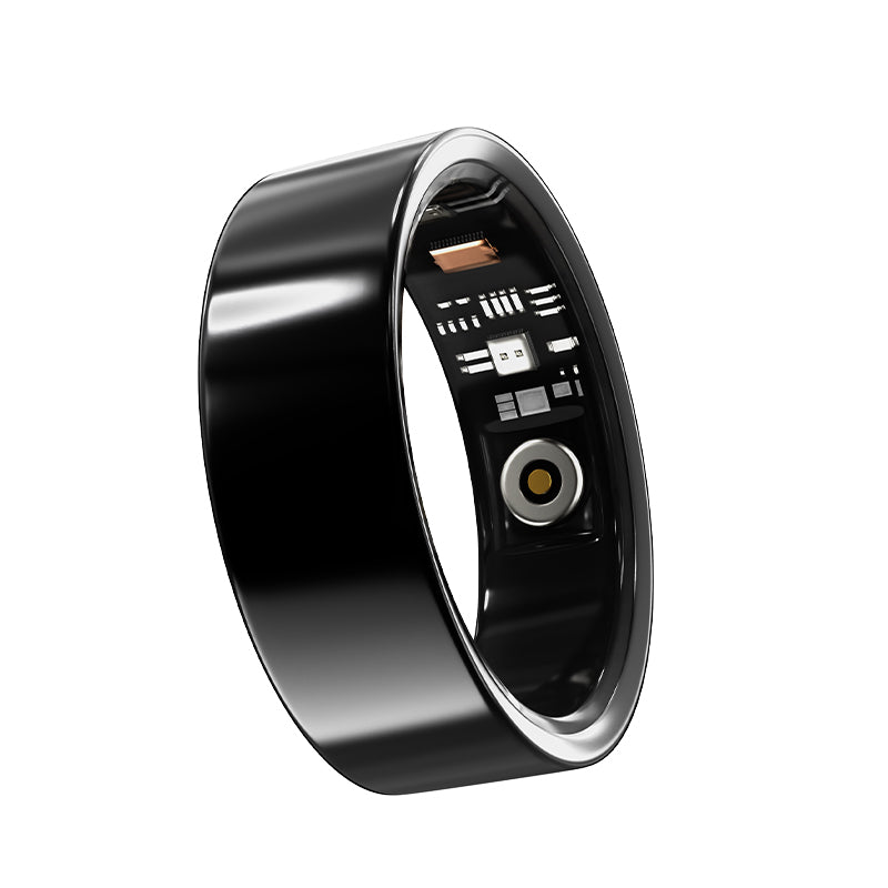 Smart Ring Health Tracker - Fitness Sleep Heart Rate Blood Oxygen Tracker Smart Ring for Men and Women,Ip68 Waterproof Level Bluetooth Fitness Tracker Rings Family Care