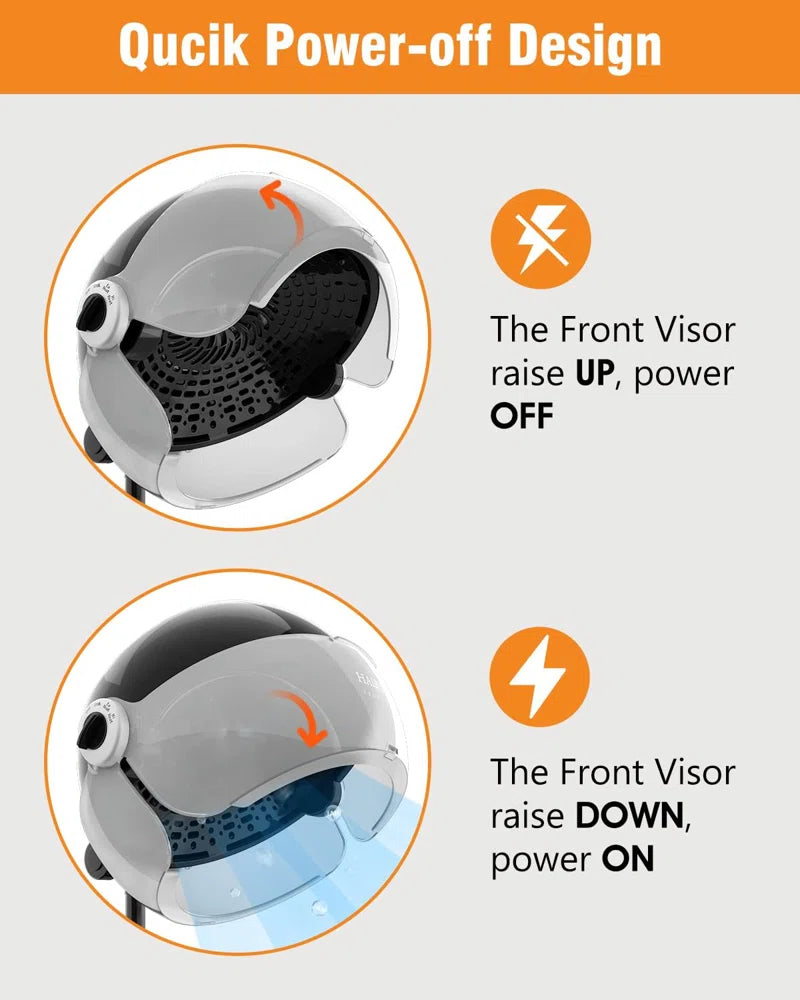 Freestanding Hair Dryer Ionic Hooded Dryer 1875W